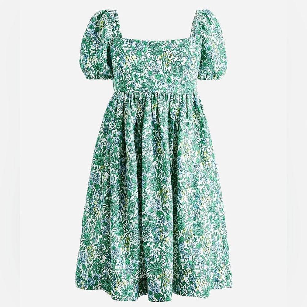 J.Crew Linen-cupro blend mini dress in valletta paisley